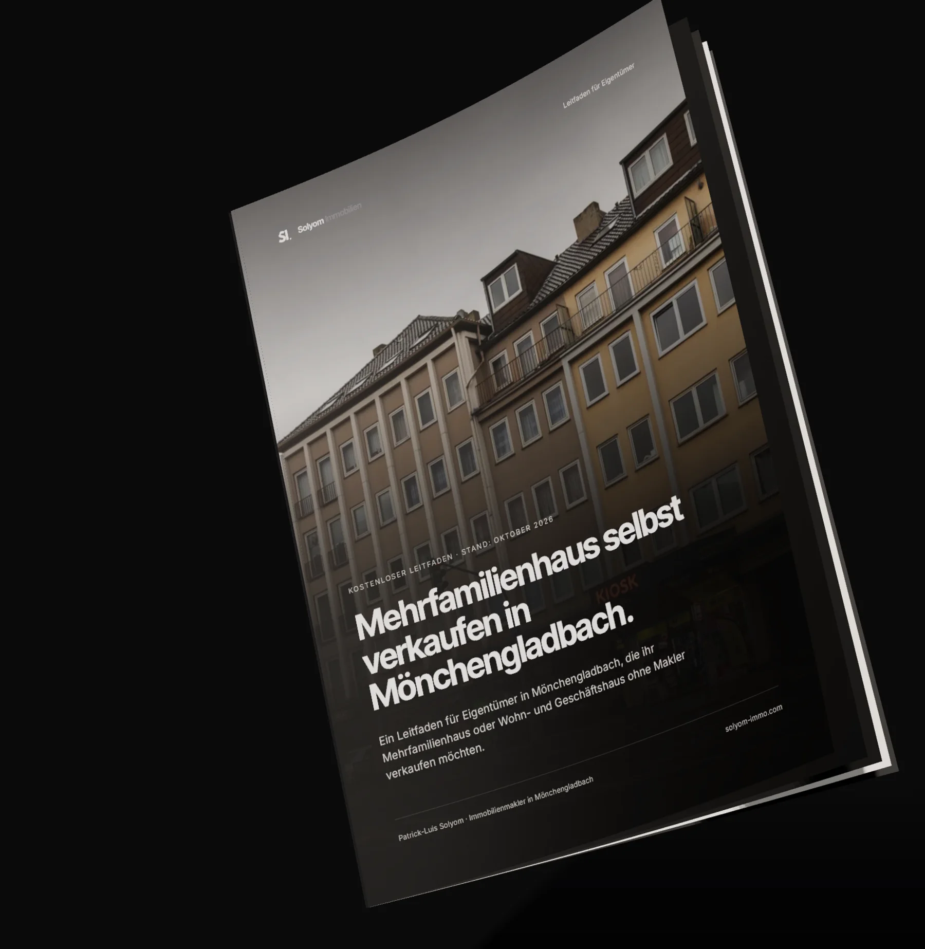 Leitfaden Mehrfamilienhaus selbst verkaufen in Mönchengladbach (PDF), Ansicht der Titelseite