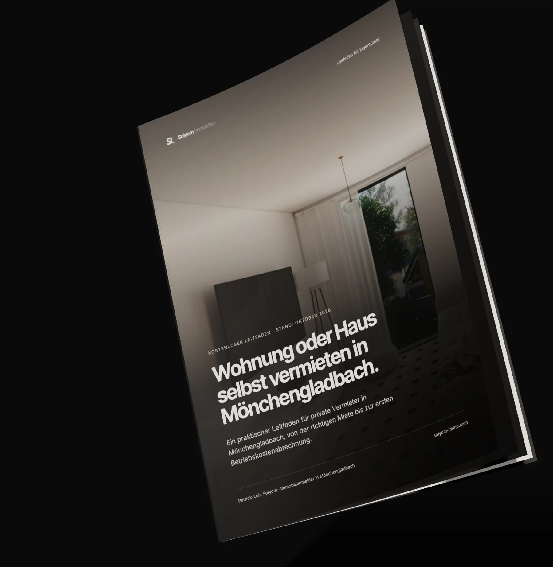 Leitfaden Wohnung oder Haus selbst vermieten in Mönchengladbach (PDF), Ansicht der Titelseite